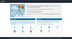 Desktop Screenshot of populahr.regio.de